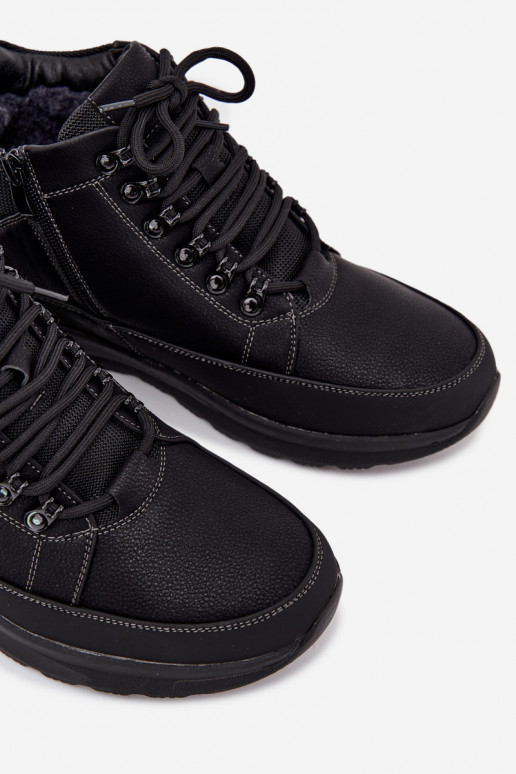 scarponi da trekking scarpe Deveschio riscaldamento colore nero INivelle