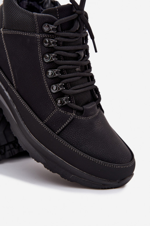 scarponi da trekking scarpe Deveschio riscaldamento colore nero INivelle