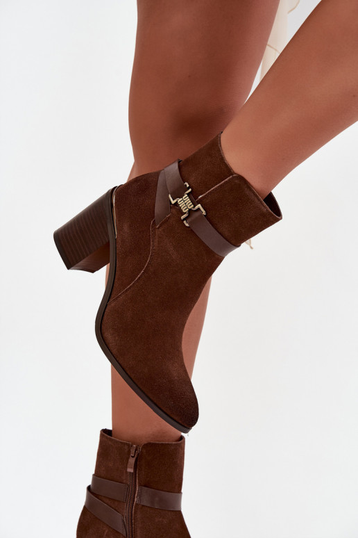 Stivali da donnaAbilitatoturalnego dalla pelle scamosciatau con i tacchi riscaldamento Sergio Leone BT25384-S colore marrone Stivali da donnaAbilitatoturalnego dalla pelle scamosciatau con i tacchi riscaldamento Sergio Leone BT25384-S colore marrone