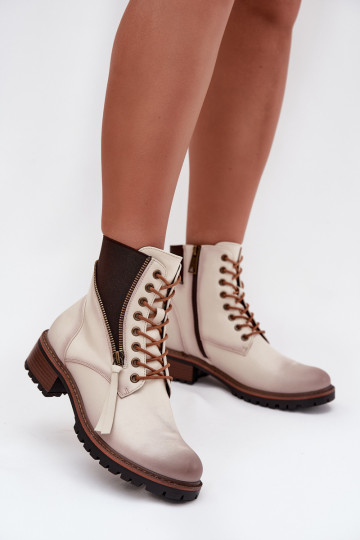Stivali da donna riscaldamento Klocke Vinceza 58559 beige