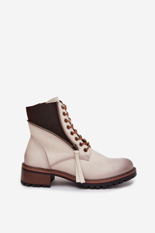 Stivali da donna riscaldamento Klocke Vinceza 58559 beige