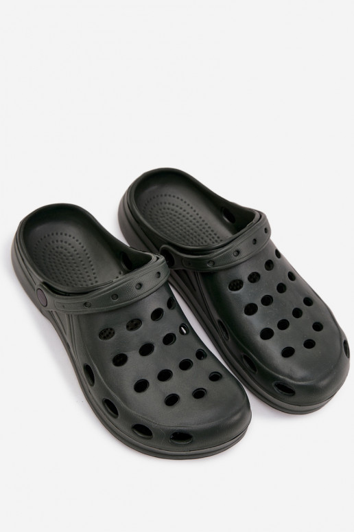 Ciabatte da uomo per giardino e piscina, grigie