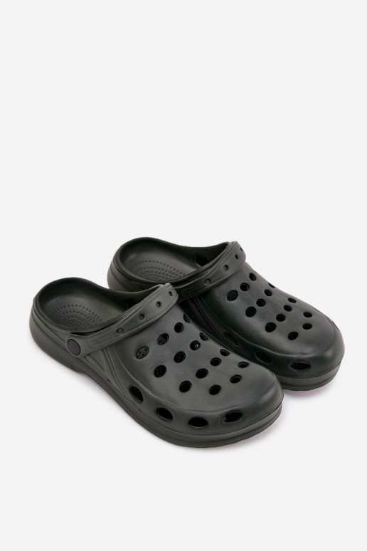 Ciabatte da uomo per giardino e piscina, grigie