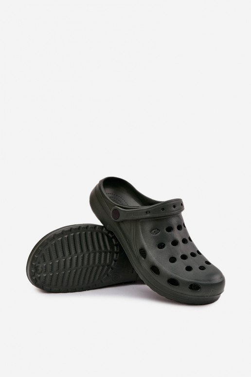 Ciabatte da uomo per giardino e piscina, grigie