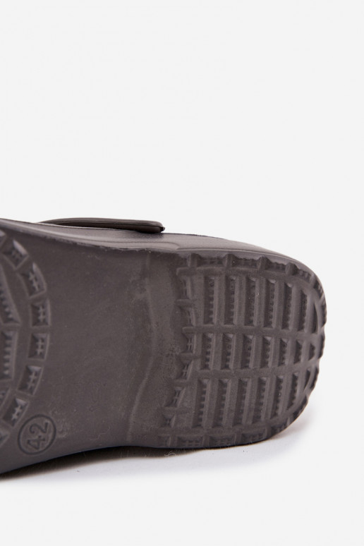 Ciabatte da uomo per giardino e piscina, blu scuro Ciabatte da uomo per giardino e piscina, blu scuro