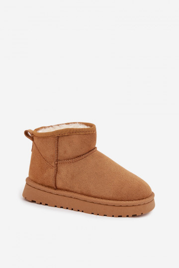 Stivali da neve Infantile Gioventù riscaldamento con pelliccia all interno colore marrone Mireya 2