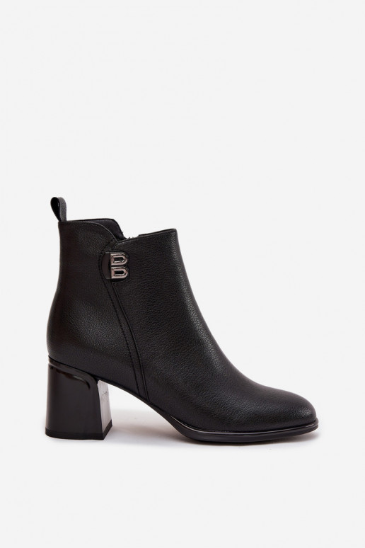 riscaldamento Stivali da donnaAbilitatoturalnej Skóry con i tacchi colore nero Jovelle