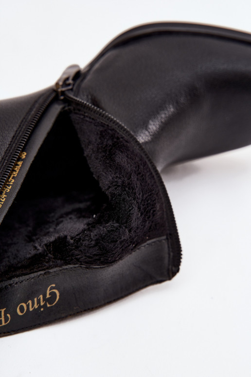 riscaldamento Stivali da donnaAbilitatoturalnej Skóry con i tacchi colore nero Jovelle