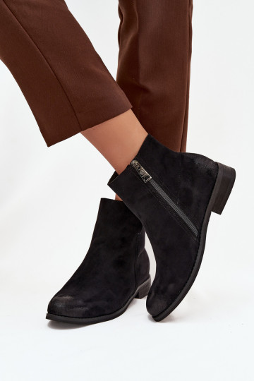 Stivali da donna con tacchi larghi Vinceza 39961 colore nero 2