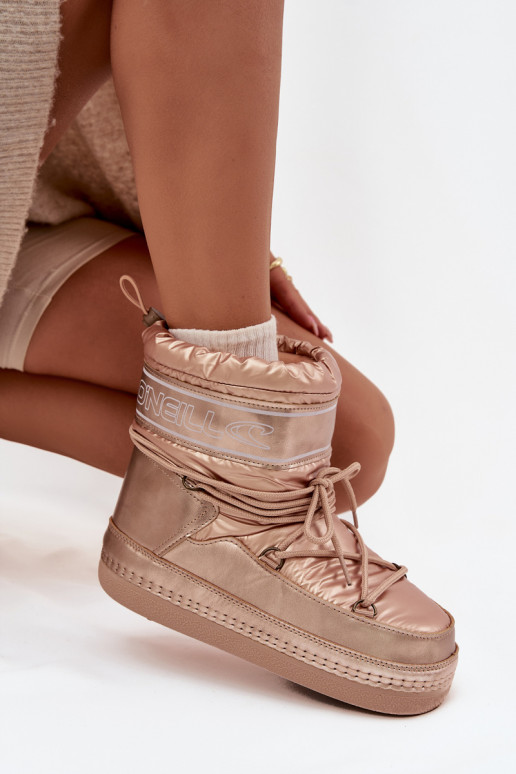 Stivali da neve Femminile con dettagli eleganti O'NEILL LISA INOMEN HIGH 90253012.99U colore dorato