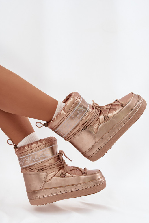 Stivali da neve Femminile con dettagli eleganti O'NEILL LISA INOMEN HIGH 90253012.99U colore dorato