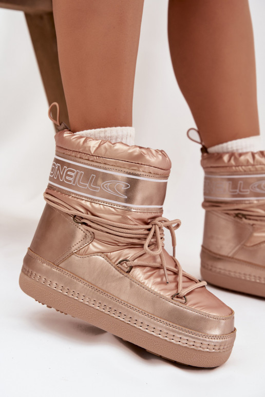 Stivali da neve Femminile con dettagli eleganti O'NEILL LISA INOMEN HIGH 90253012.99U colore dorato