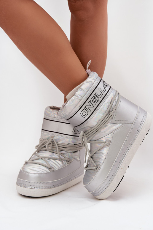 Stivali da neve Femminile con dettagli eleganti O'NEILL LISA INOMEN HIGH 90253012.99S color argento