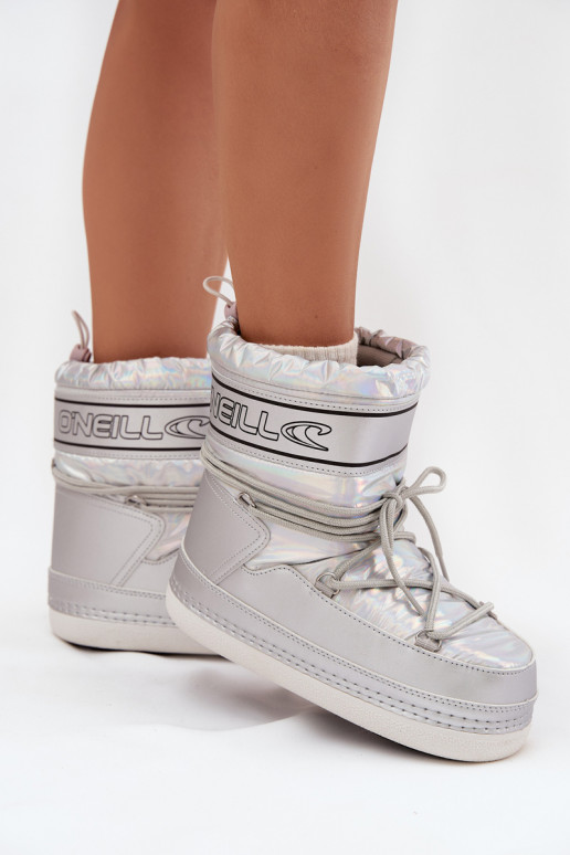 Stivali da neve Femminile con dettagli eleganti O'NEILL LISA INOMEN HIGH 90253012.99S color argento