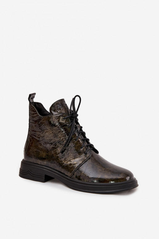 Pelle con effetto vernice Stivali da donna riscaldamento Al Castello D&A LZ42-042 colore dorato Pelle con effetto vernice Stivali da donna riscaldamento Al Castello D&A LZ42-042 colore dorato