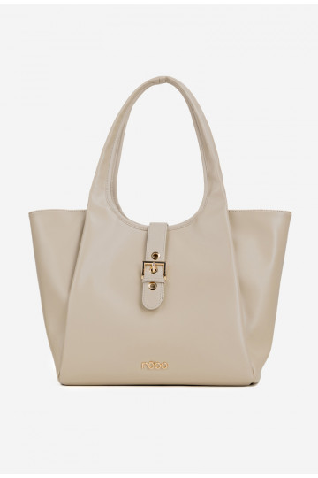 Palmare Acquirenteka con fibbie NOBO BAG6010-015 Brillantementebeige