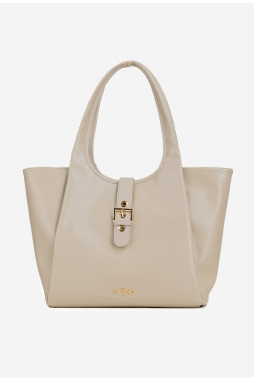 Palmare Acquirenteka con fibbie NOBO BAG6010-015 Brillantementebeige