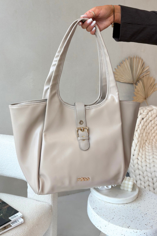 Palmare Acquirenteka con fibbie NOBO BAG6010-015 Brillantementebeige