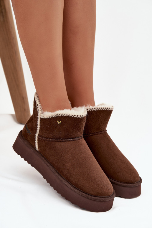 Stivali da neve Femminile con una piattaforma INrangler 20253093.IKU CzekoladoAe