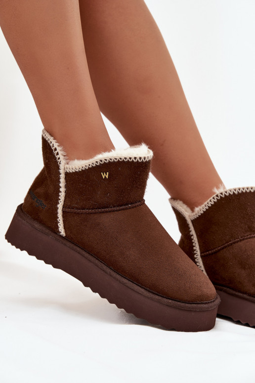 Stivali da neve Femminile con una piattaforma INrangler 20253093.IKU CzekoladoAe