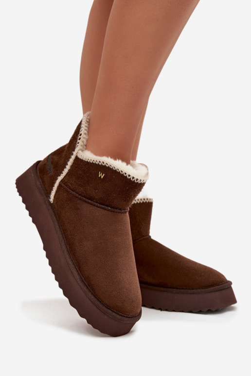 Stivali da neve Femminile con una piattaforma INrangler 20253093.IKU CzekoladoAe