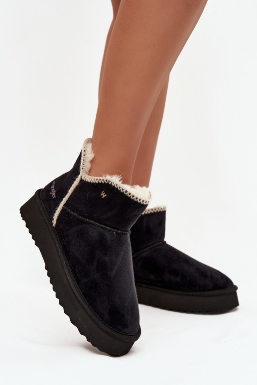 Stivali da neve Femminile con una piattaforma INrangler 20253093.25Y colore nero