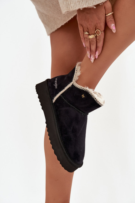 Stivali da neve Femminile con una piattaforma INrangler 20253093.25Y colore nero