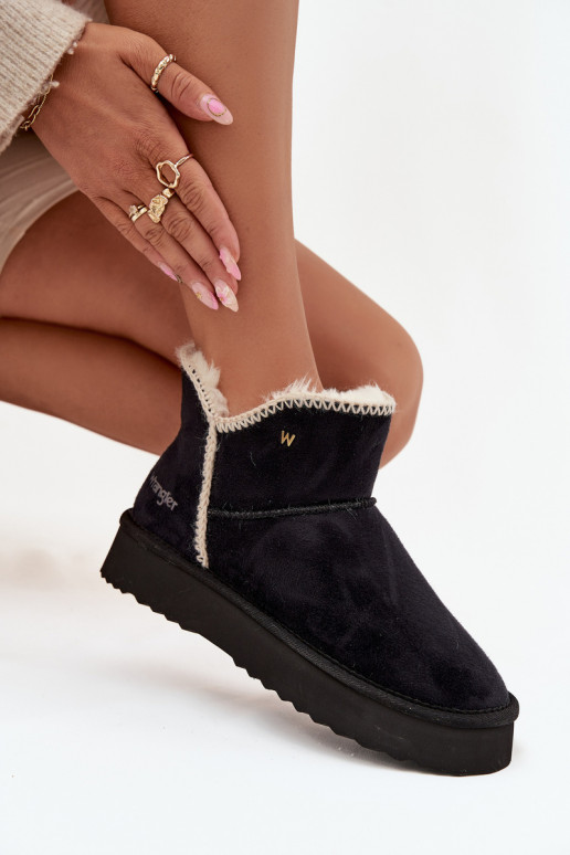 Stivali da neve Femminile con una piattaforma INrangler 20253093.25Y colore nero