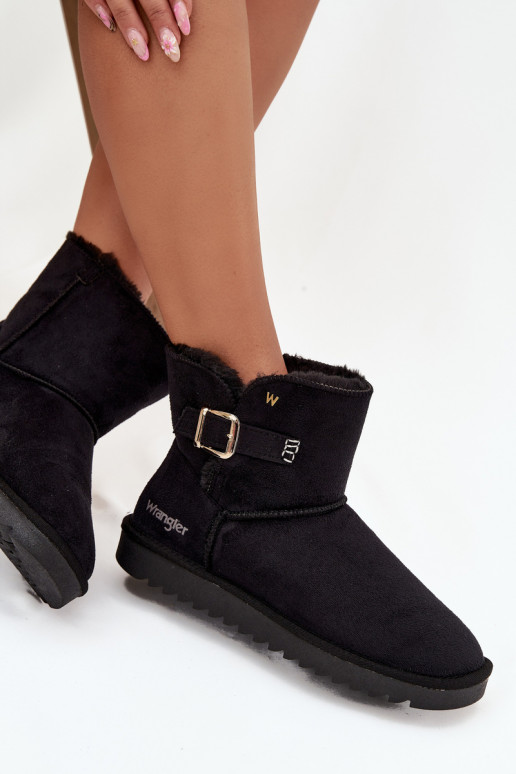 Stivali da neve Femminile con fibbie INrangler 20253091.25Y colore nero