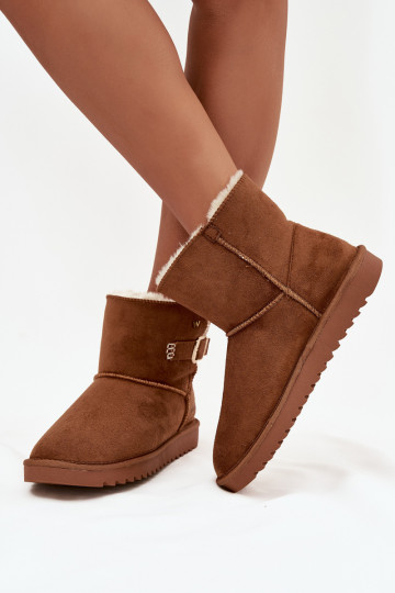 Stivali da neve Femminile con fibbie INrangler 20253091.37B colore marrone 2