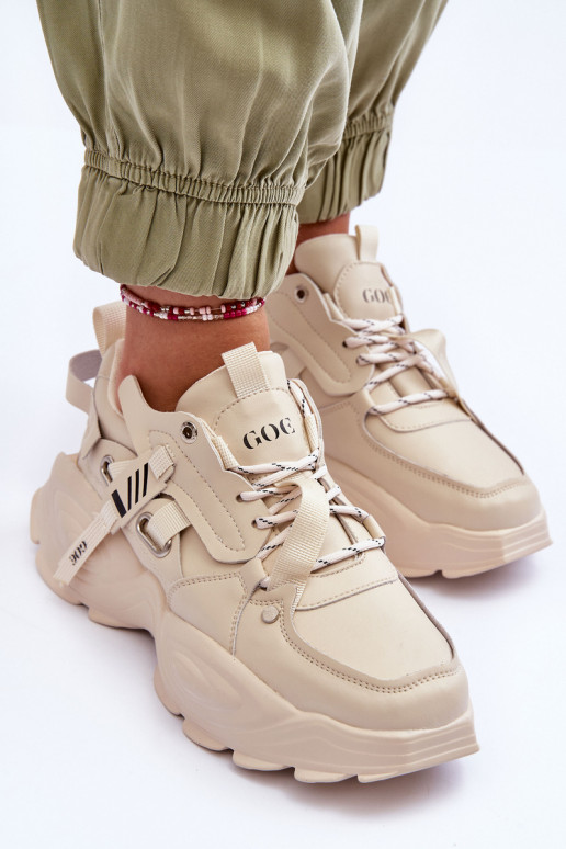 scarpe da ginnastica Scarpe modello sneakers GOE MM2N4015 beige