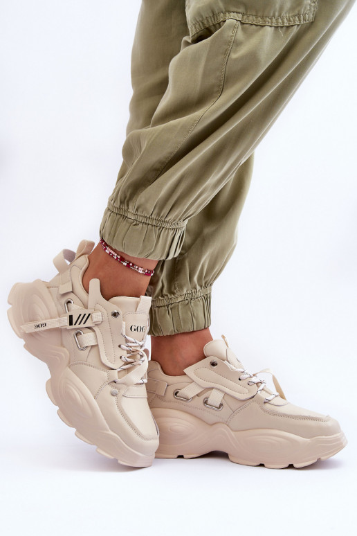 scarpe da ginnastica Scarpe modello sneakers GOE MM2N4015 beige