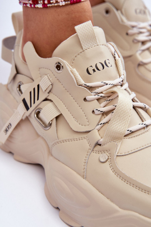 scarpe da ginnastica Scarpe modello sneakers GOE MM2N4015 beige