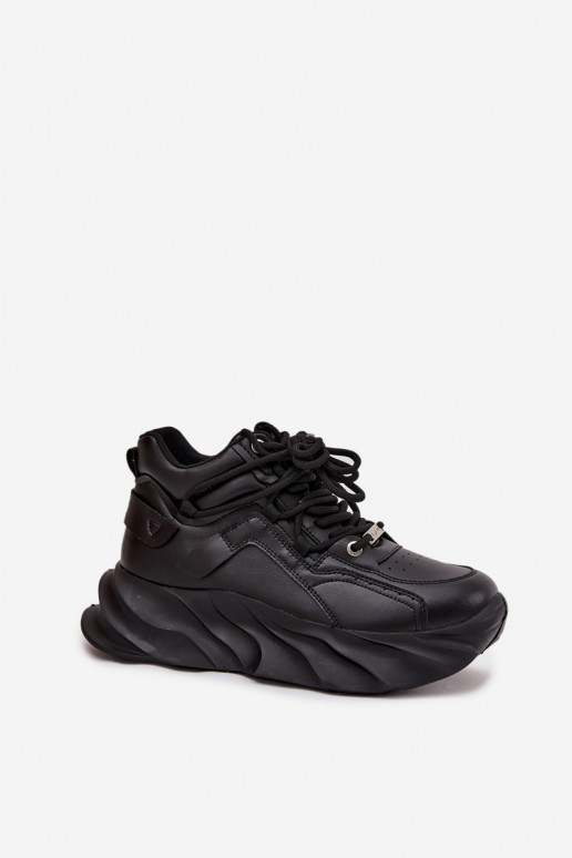 Scarpe modello sneakers Femminile pelle naturale GOE SS2N4036 colore nero