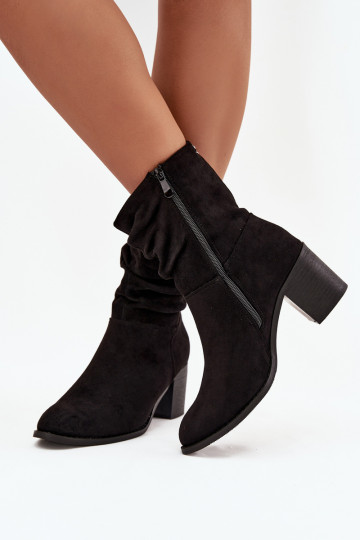 Stivali da donna Con volant con i tacchi S.Barski HY52-516 colore nero 2