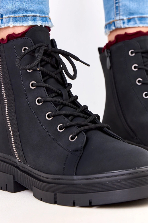 Scarpe da lavoro nere da donna in...