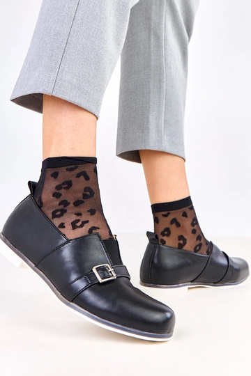 Stivaletti da donna neri con soletta in pelle, Klensi 2