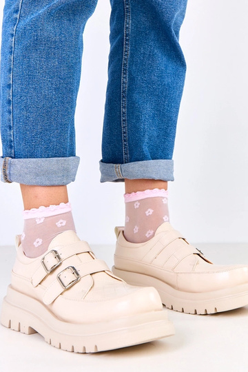 Stivaletti sabbia su suola...