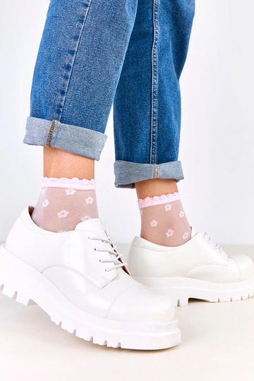 Stivaletti bianchi su suola... 2