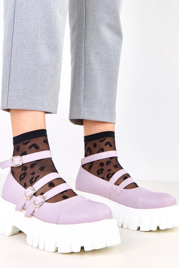 Pantofole viola su suola... 2