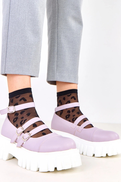 Pantofole viola su suola tipo...