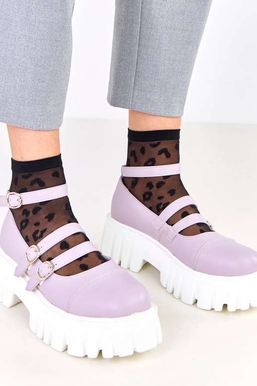 Pantofole viola su suola tipo...