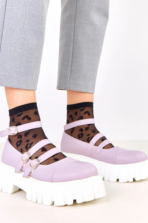 Pantofole viola su suola tipo...