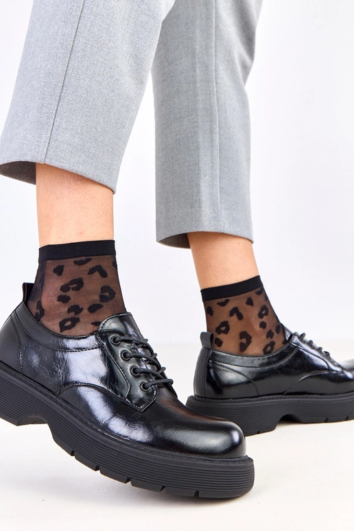 Pantofole nere femminili con plateau...