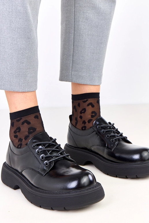 Pantofole nere femminili con plateau...