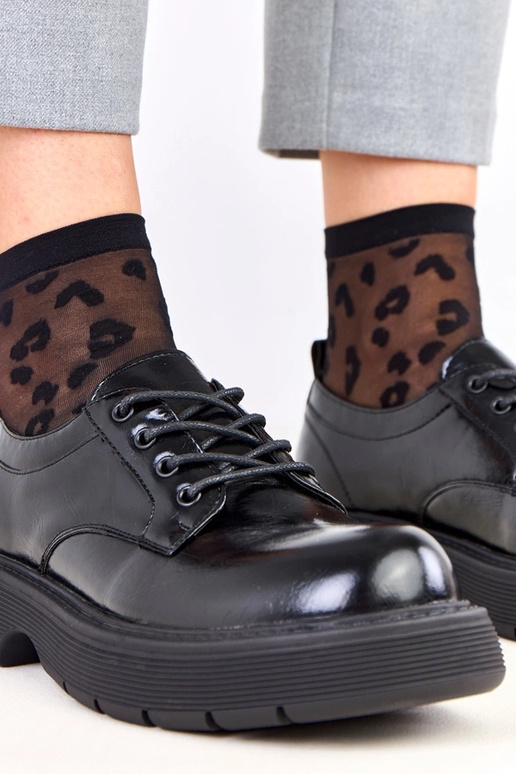 Pantofole nere femminili con plateau...