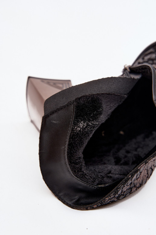 Pelle Stivali da donna D&A CR52-679 colore nero