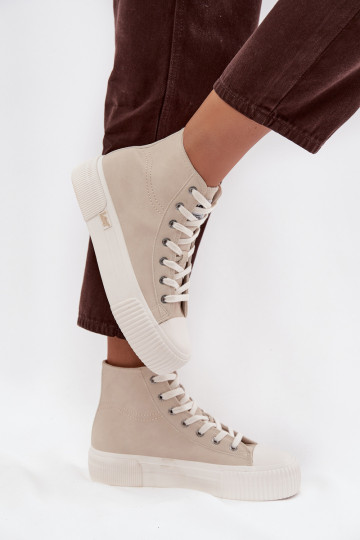 Scarpe casual con piattaforma LEE 50253002.35E ISLA INOMEN MID beige