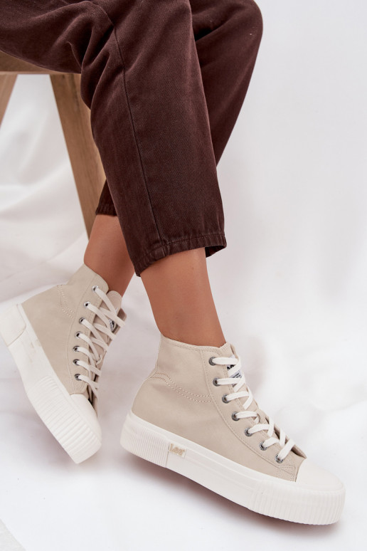 Scarpe per il tempo libero con una piattaforma LEE 50253002.35E ISLA INOMEN MID beige