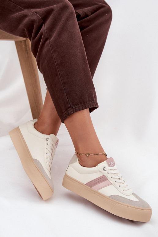 Scarpe modello sneakers Femminile LEE AILANI INOMEN LOIN 50253004.02A Zgaszona Biel Scarpe modello sneakers Femminile LEE AILANI INOMEN LOIN 50253004.02A Zgaszona Biel